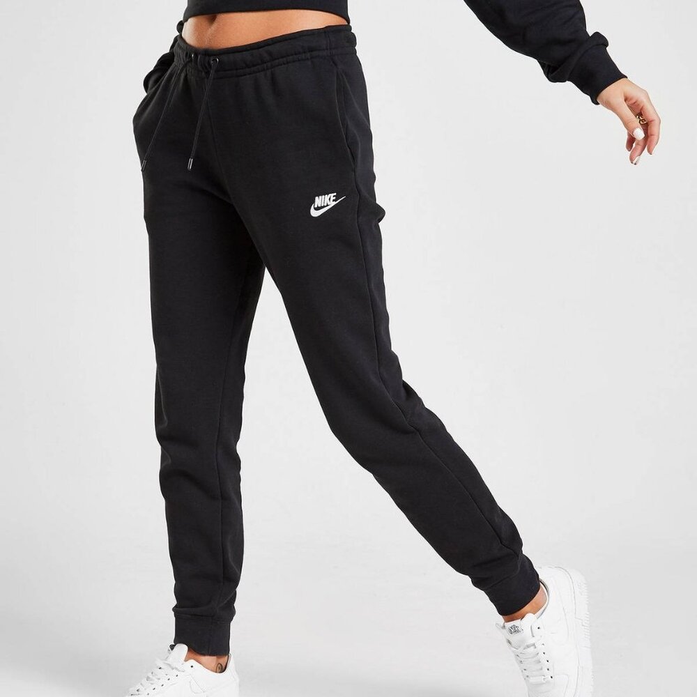 Silver Logo Nike Joggers